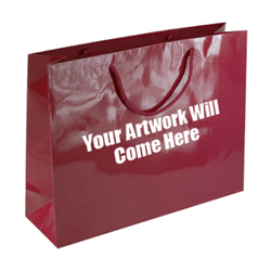 Large Gloss Laminated Rope Handle Paper Bags-43x33x13cm